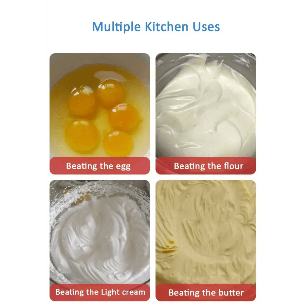 Semi - Automatic Stainless Steel Egg Beater Manual Whisk - KitchenCraftedGoods