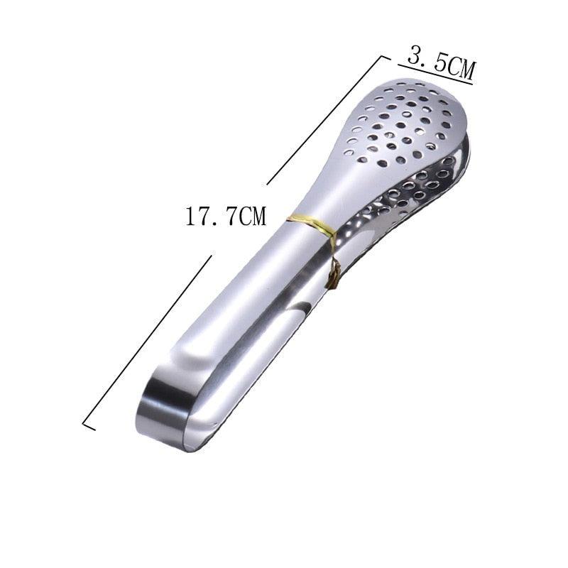Stainless Steel Heat - Resistant Kitchen BBQ Food Tongs - KitchenCraftedGoods