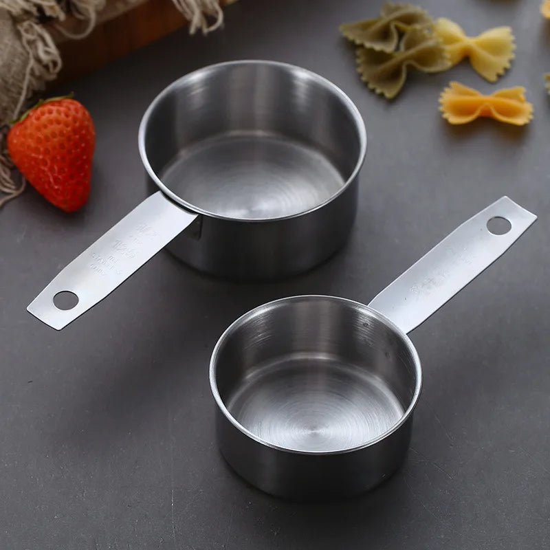 Stainless Steel Measuring Cups and Spoons Set – Premium Stackable Kitchen Measuring Set for Baking & Cooking, Durable & Easy to Store - KitchenCraftedGoods