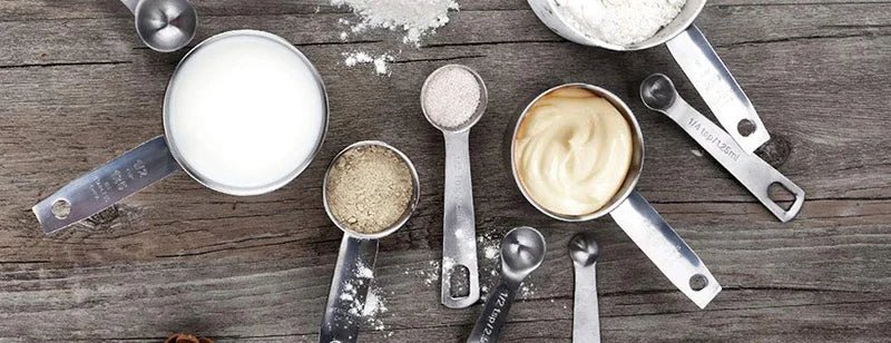Stainless Steel Measuring Cups and Spoons Set – Premium Stackable Kitchen Measuring Set for Baking & Cooking, Durable & Easy to Store - KitchenCraftedGoods