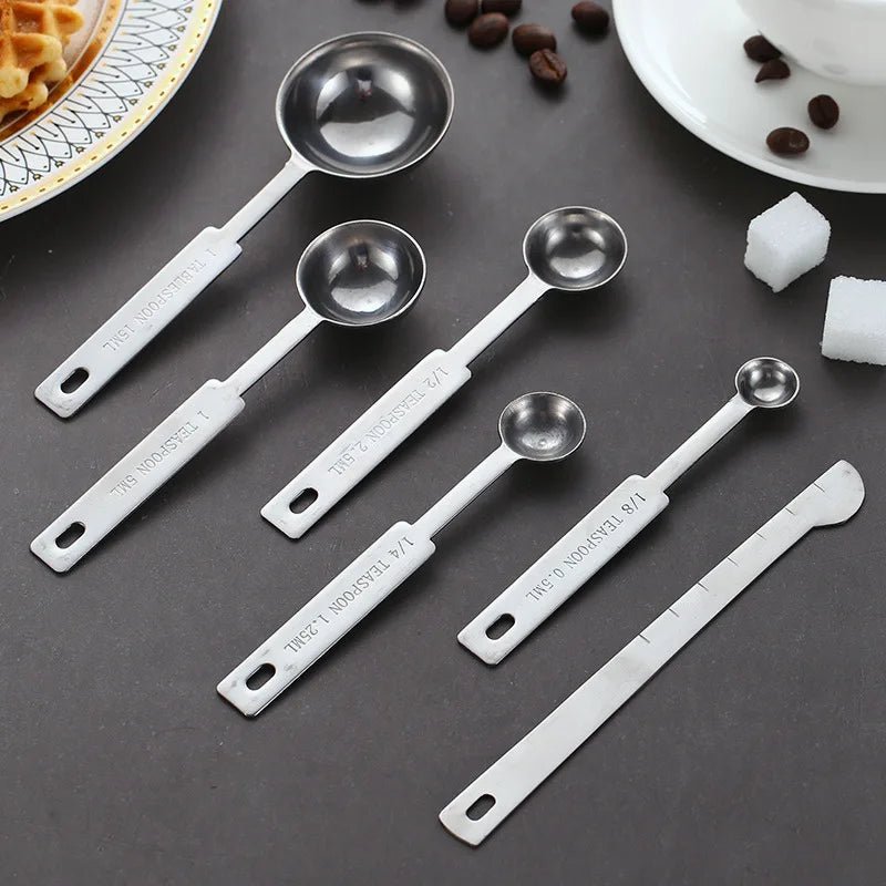 Stainless Steel Measuring Cups and Spoons Set – Premium Stackable Kitchen Measuring Set for Baking & Cooking, Durable & Easy to Store - KitchenCraftedGoods