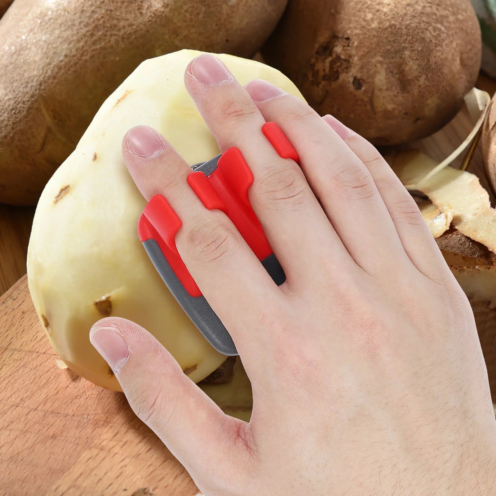 Stainless Steel Vegetable Peeler Set – Multifunction Fruit & Potato - KitchenCraftedGoods